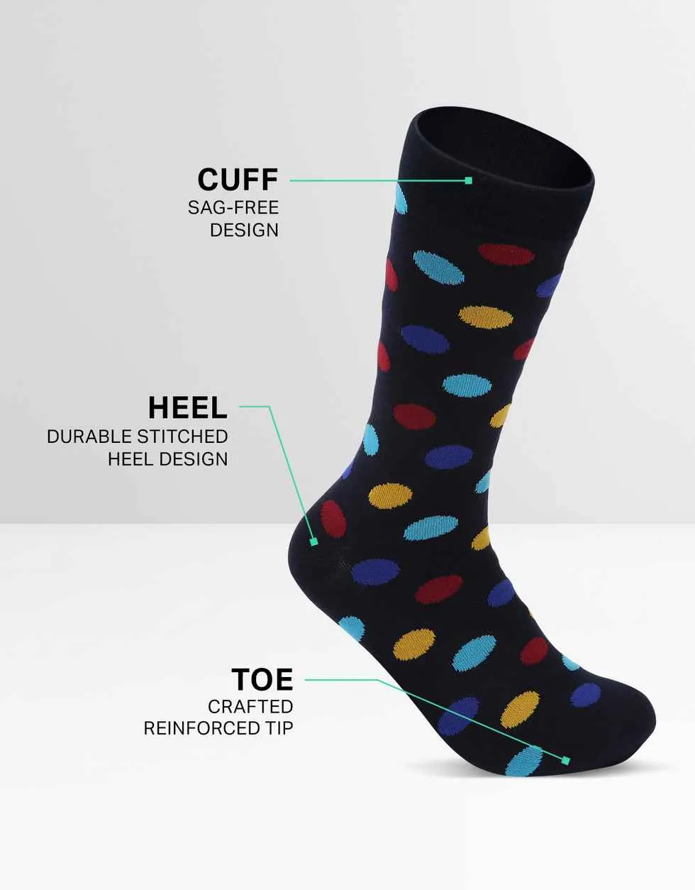 Modern Pop Crew Socks 5 Pack