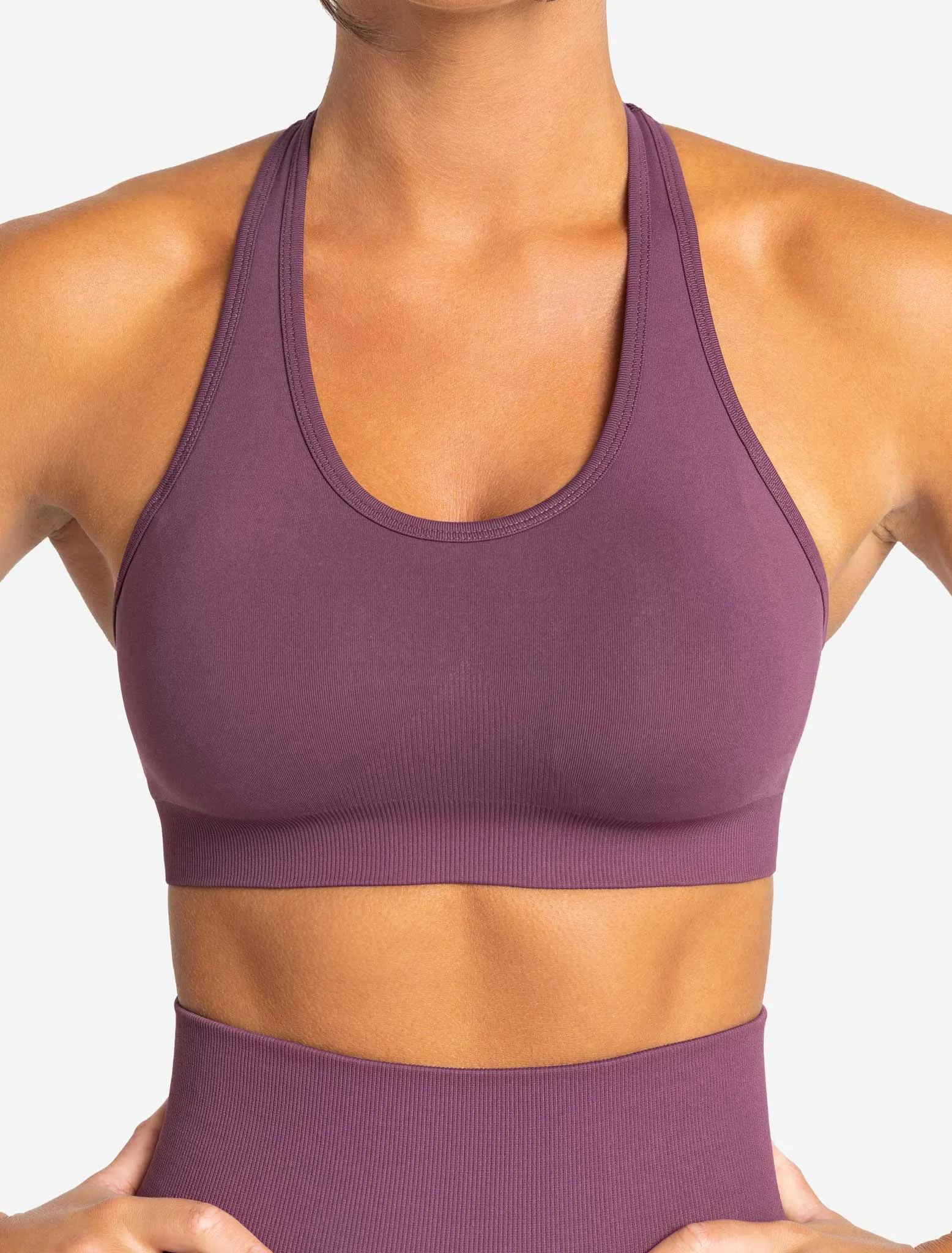 Move Seamless Sports Bra - Plum
