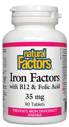 Natural Factors Iron Factors (35mg) (90 Tablets)