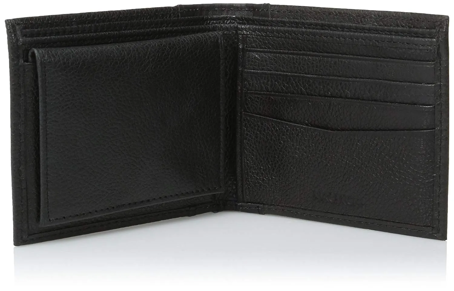 Nautica Men's Milled Leather Passcase Wallet