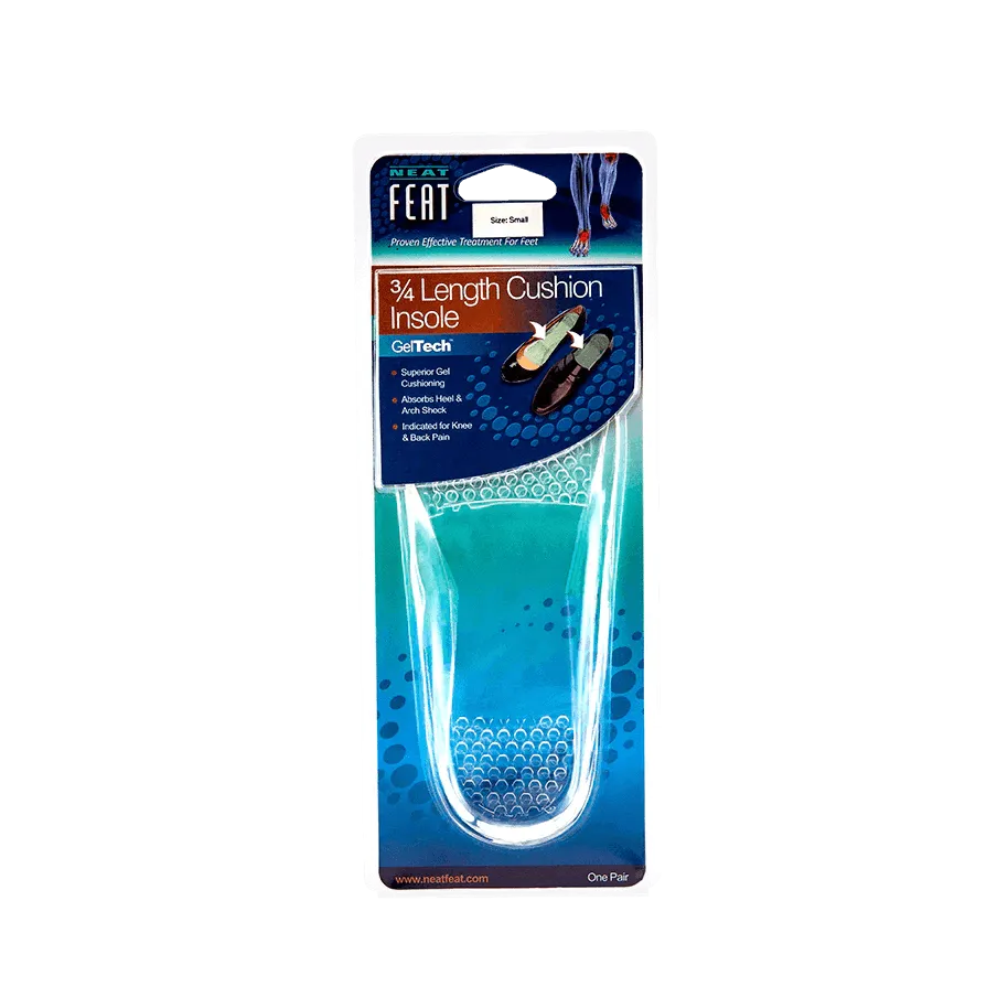 Neat Feat Gel 3/4 Length Cushion Insole Large