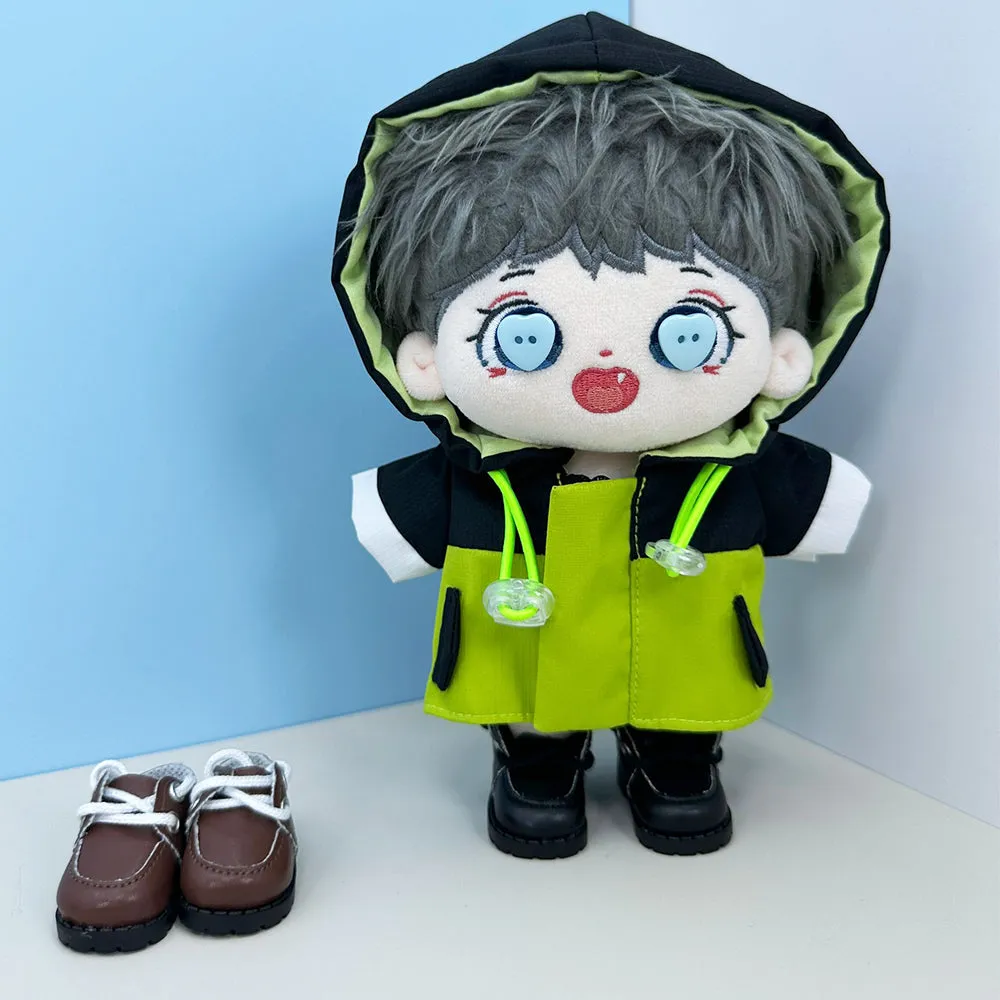 niannyyhouse 20cm 8in Plush Doll Leather Shoes Stuffed Toys Dressup Gift for Boys Girls