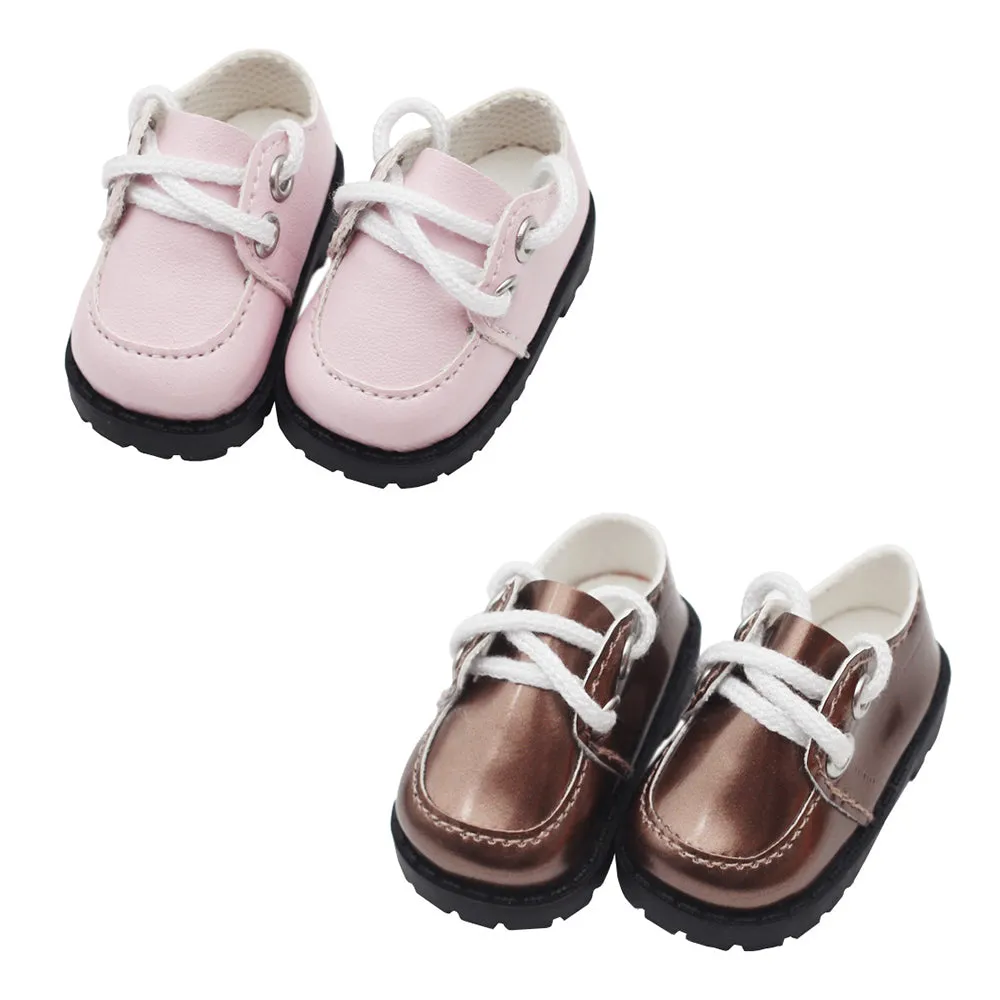 niannyyhouse 20cm 8in Plush Doll Leather Shoes Stuffed Toys Dressup Gift for Boys Girls