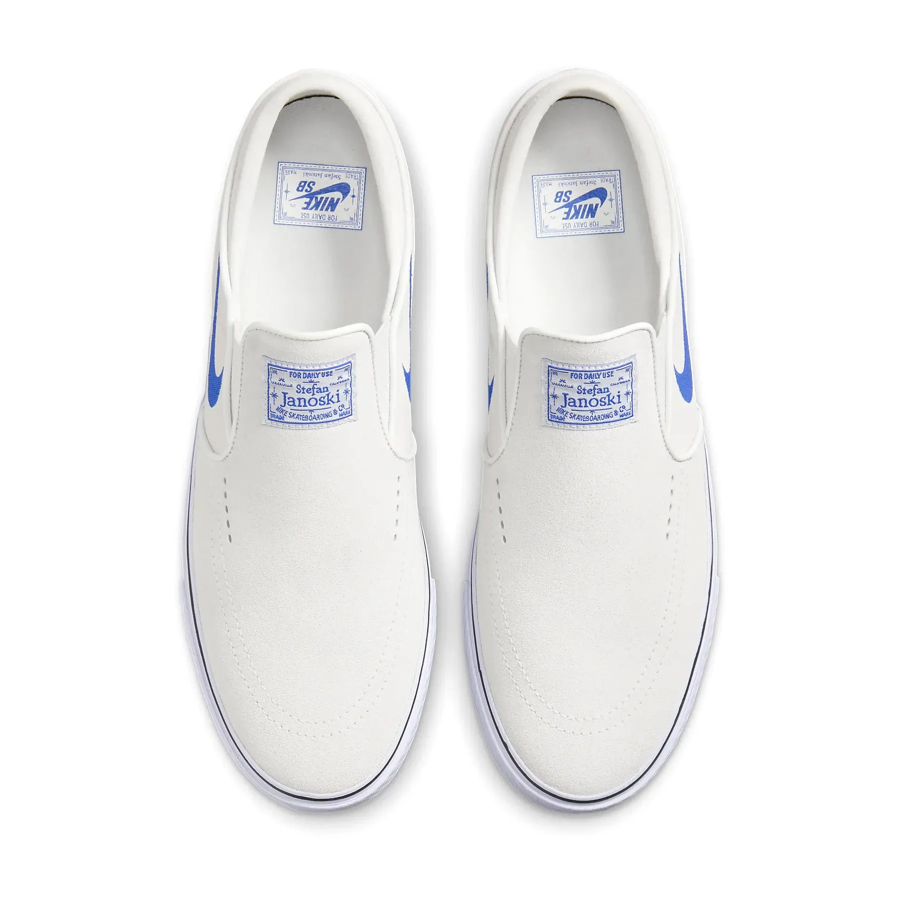 Nike SB Janoski   Slip On Summit White / Hyper Royal