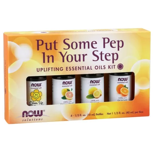 Now Put Some Pep In Your Step Essential Oil Kit