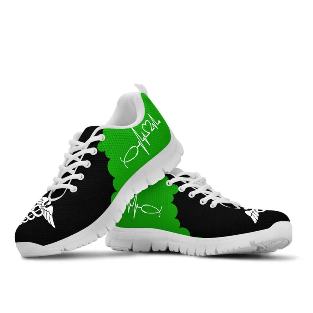 Nurse Sneaker, Nurse Green Sneakers Shoes, Best Shoes For Nurses