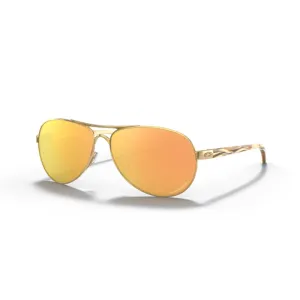 Oakley Feedback Polished Gold W/ Prizm Rose Gold Polarized