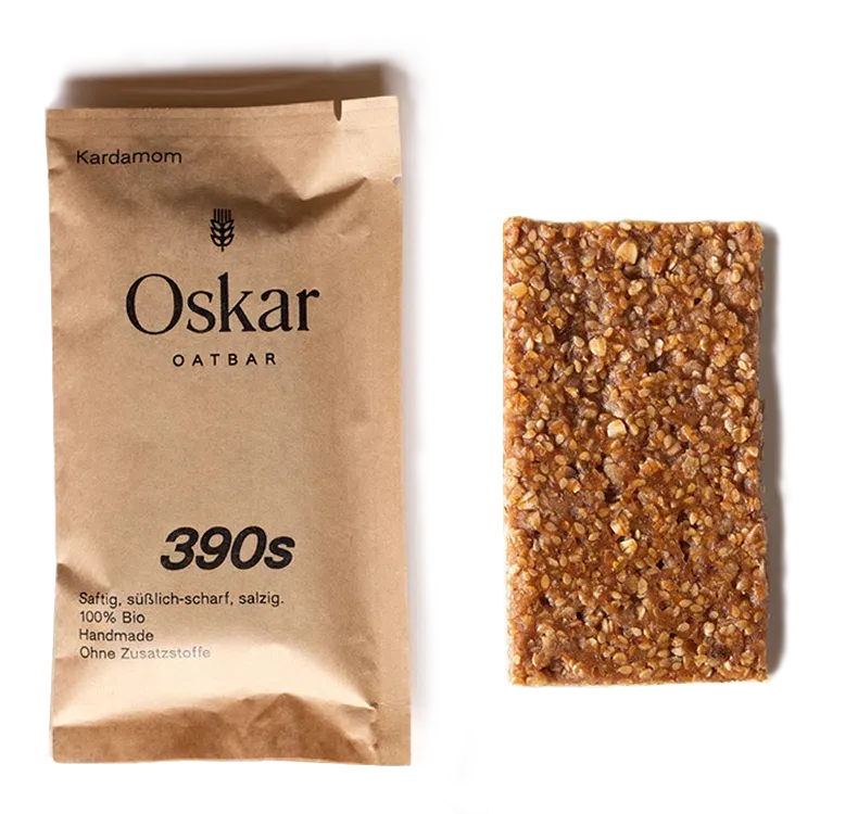 OSKAR Oatbar Nutrition Bar - Kardamom 390s