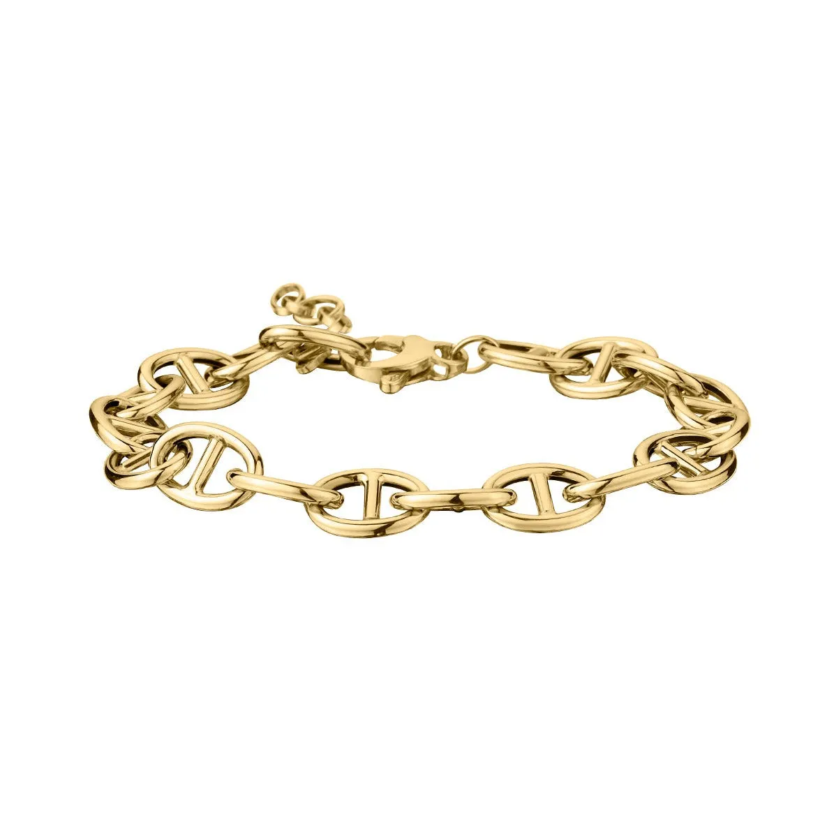 OVAL SPLIT LINK CHAIN BRACELET