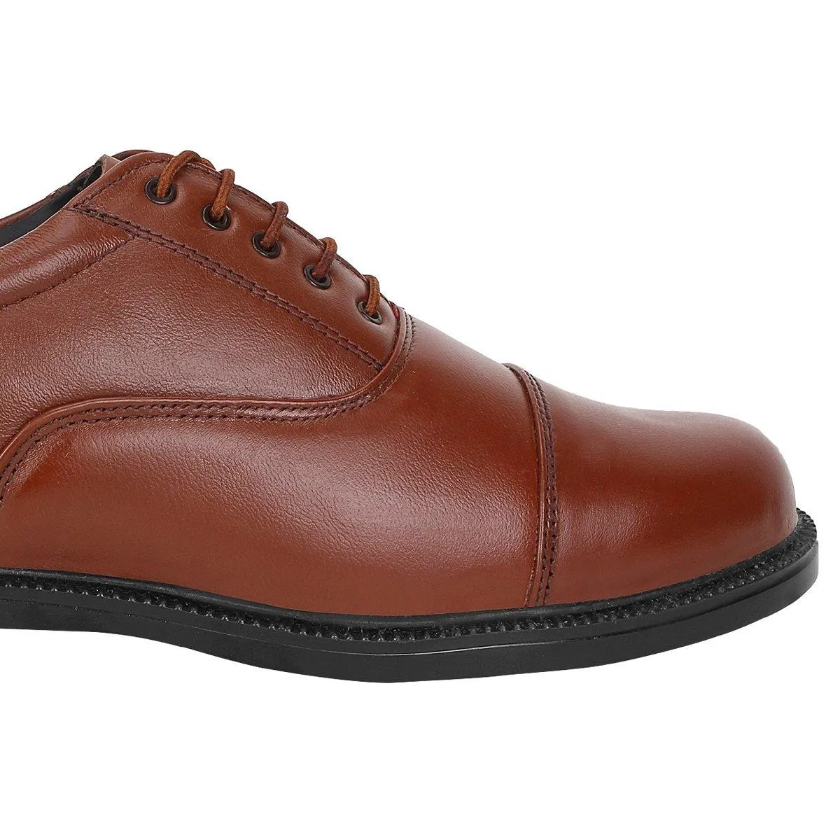 Police Uniform Shoes Brown for Men