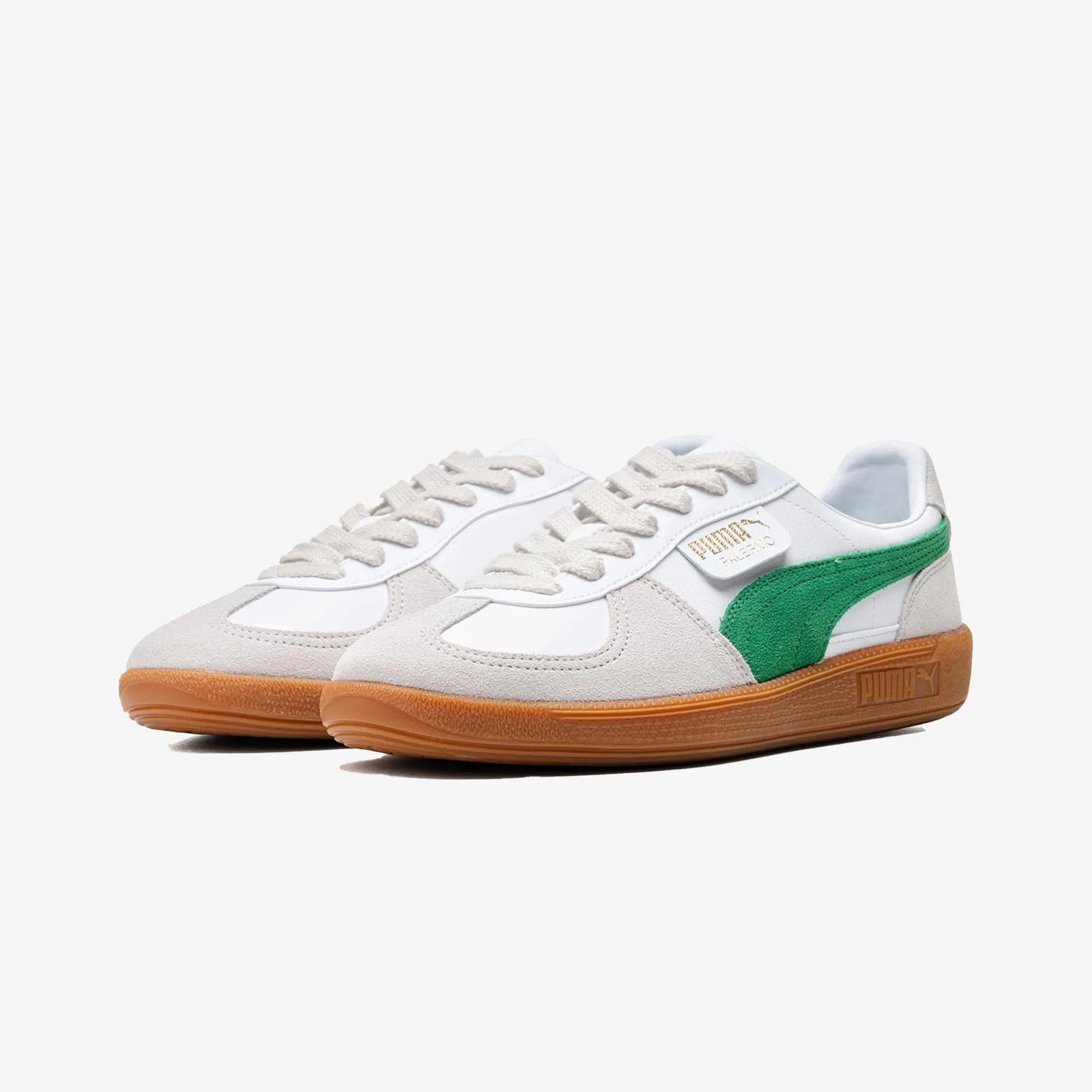 PUMA | PALERMO LTH { PUMA WHITE/GREEN