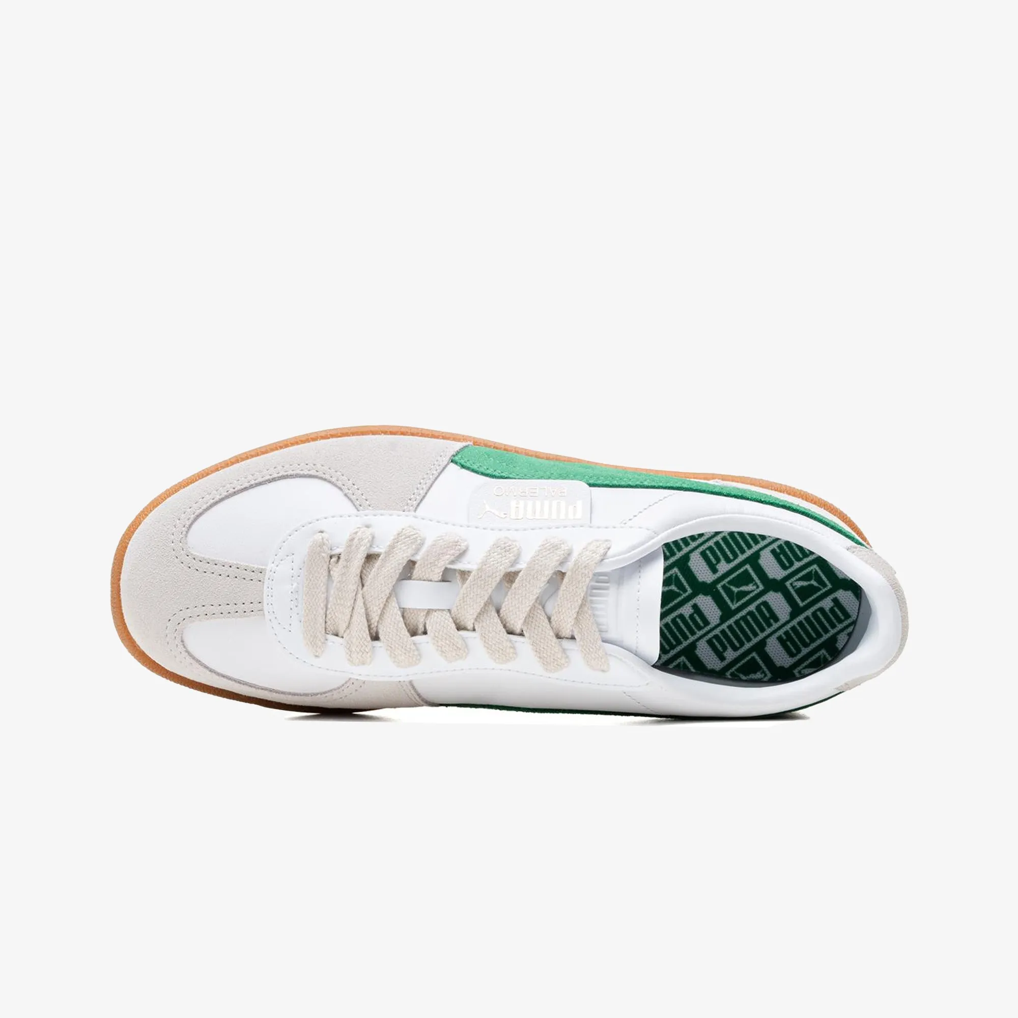 PUMA | PALERMO LTH { PUMA WHITE/GREEN