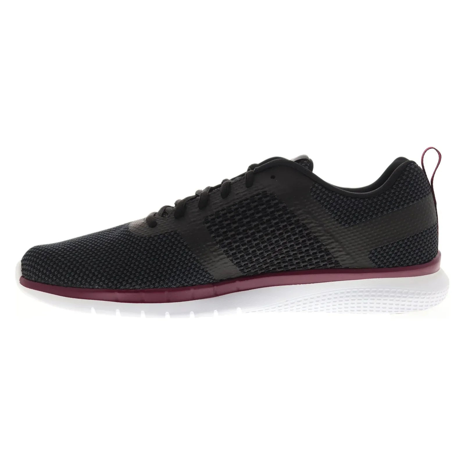 Reebok Men's PT Prime Runner FC Shoes - Black / Coal Grey / Wine / White