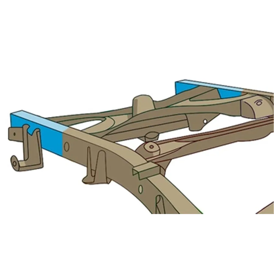 Rust Buster Rear Frame Rail - Driver Side | 2006-2000 Toyota Tundra