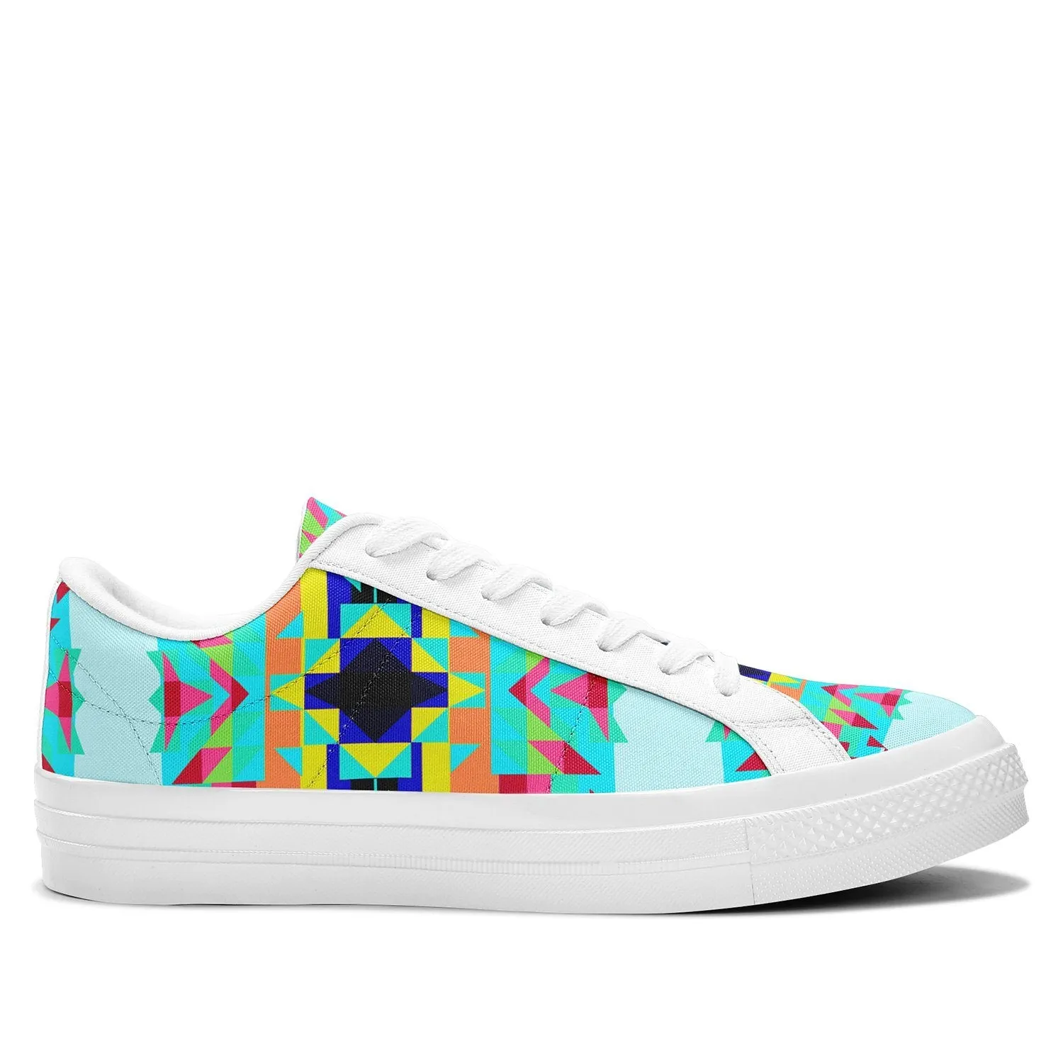 Sacred Spring Aapisi Low Top Canvas Shoes White Sole