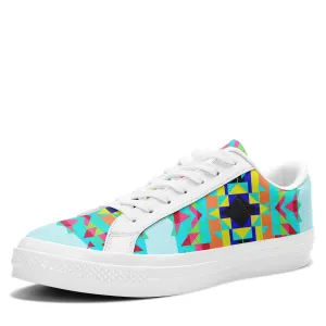 Sacred Spring Aapisi Low Top Canvas Shoes White Sole