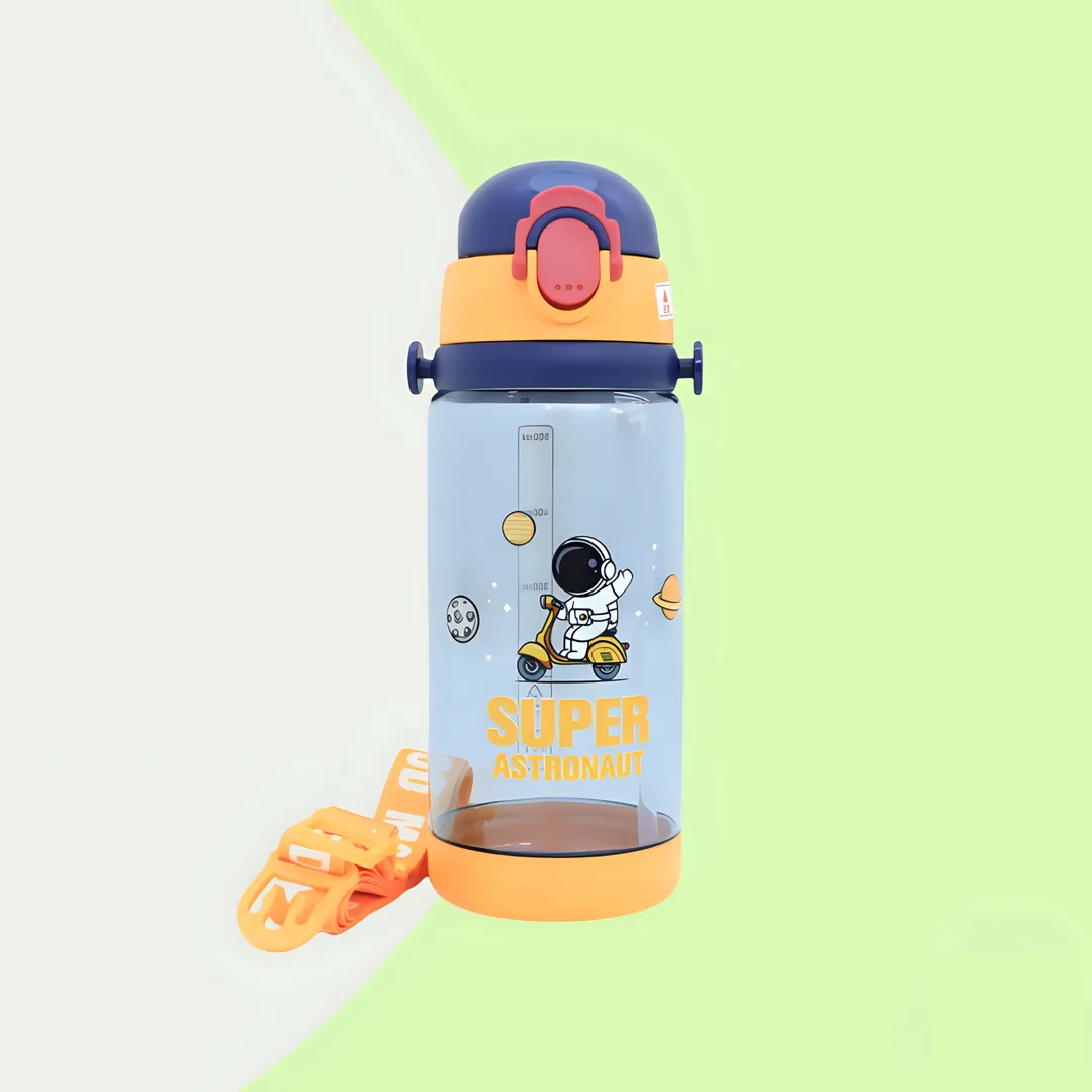 Space Theme Water Bottle for Kids -600 ml