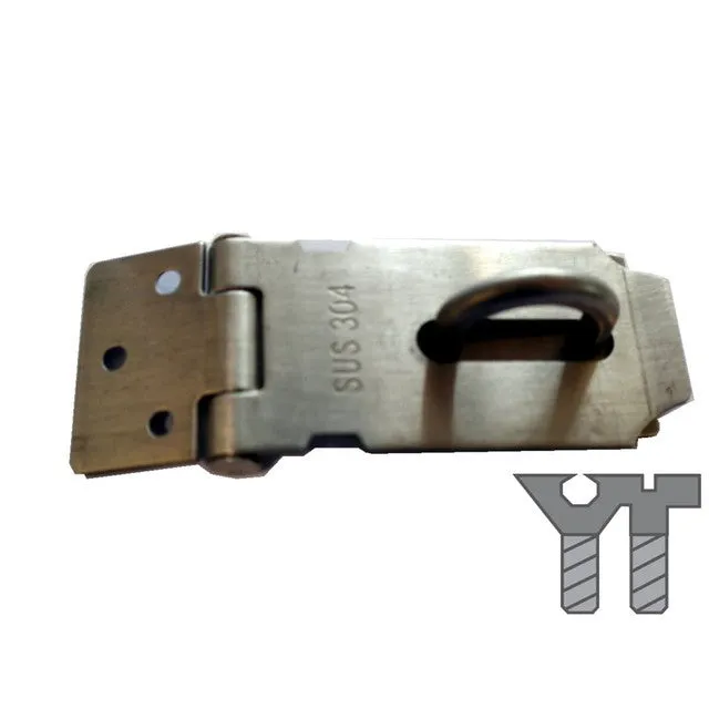 Stainless Steel Heavy Duty Hasp and Staple Door Latch Lock