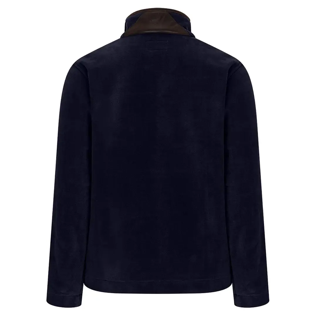 Stenton Quarter Zip Fleece - Midnight Navy by Hoggs of Fife