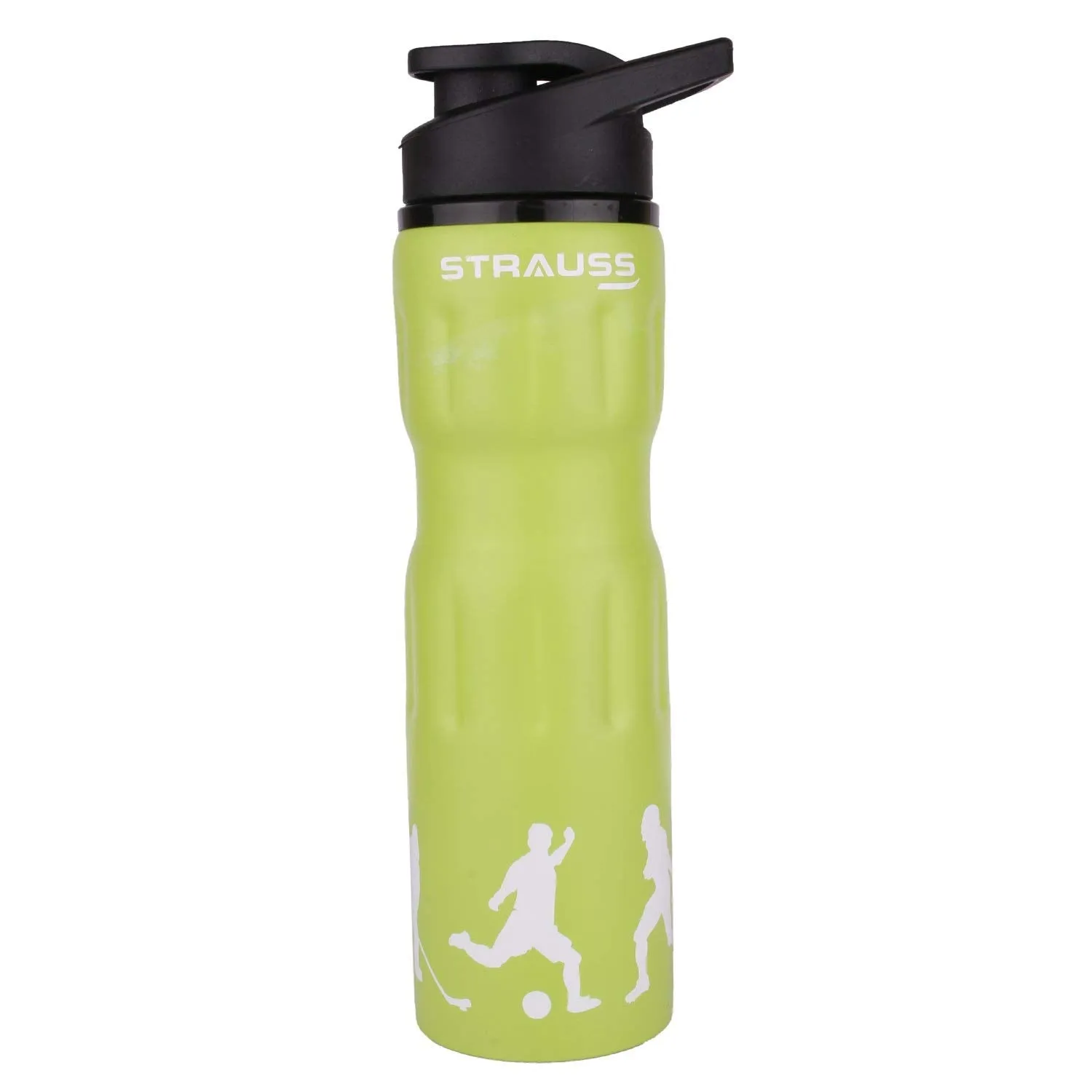 STRAUSS Stainless Steel Water Bottle, 750 ML | 100% Leak Proof | Eco-Friendly and BPA-Free | Water Bottle For Office, Gym, Home, Kitchen, Hiking, Trekking and Travelling | Ideal For Girls, Boys and Kids, (Green)