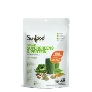 Sunfood Supergreens & Protein 8 oz Bag