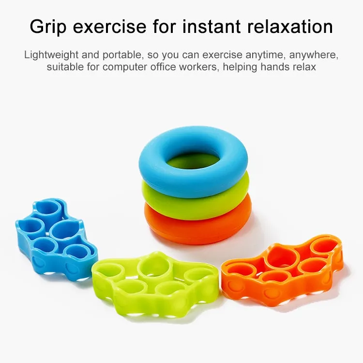 TF122 2 in 1 Silicone Grip Ring   Grip Device Set(Green)