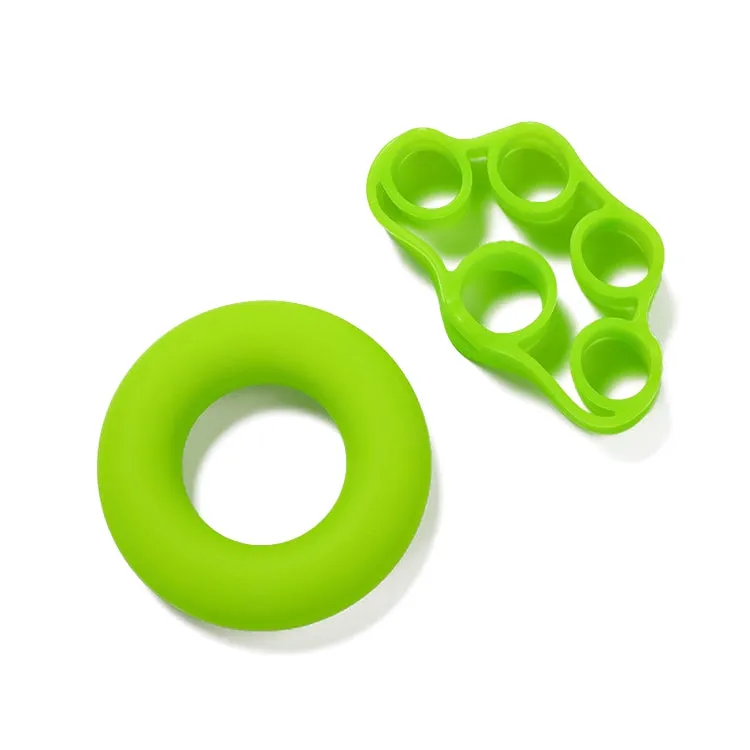 TF122 2 in 1 Silicone Grip Ring   Grip Device Set(Green)