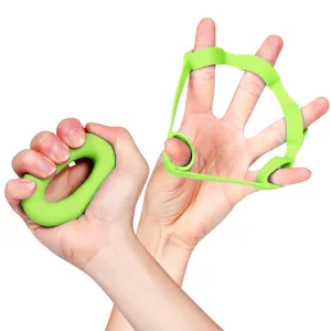 TF122 2 in 1 Silicone Grip Ring   Grip Device Set(Green)