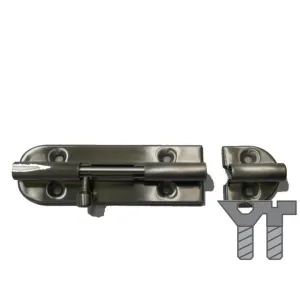 Tower Bolt Barrel Bolt Stainless Steel Door Locking Latch 4/6/8/1 Inch