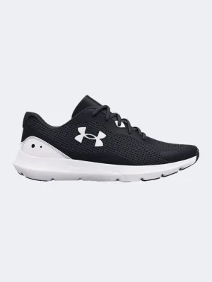 Under Armour Surge 3 Men Running Shoes Black/White