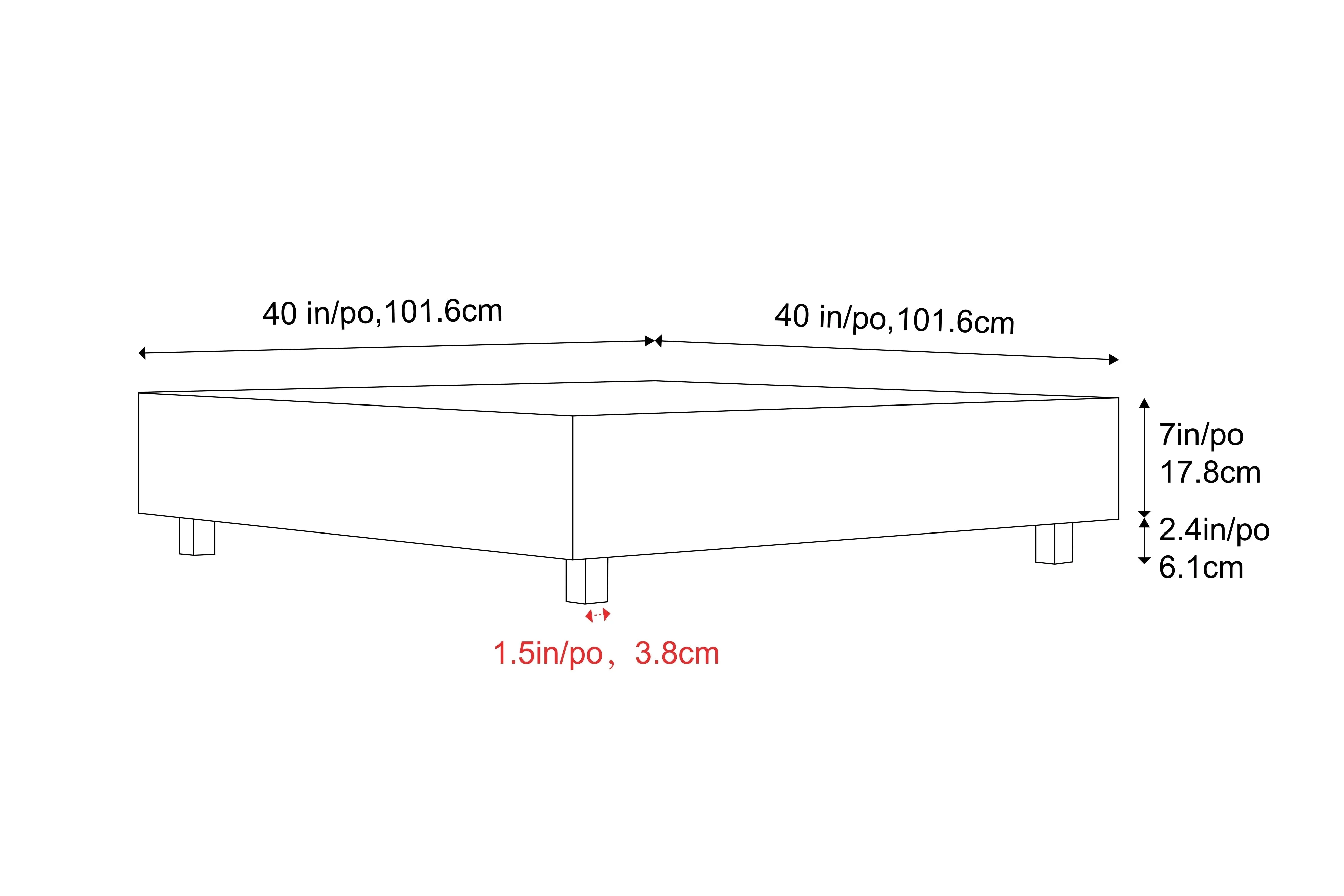 Valencia Addison Carrara Marble Coffee Table, White Color