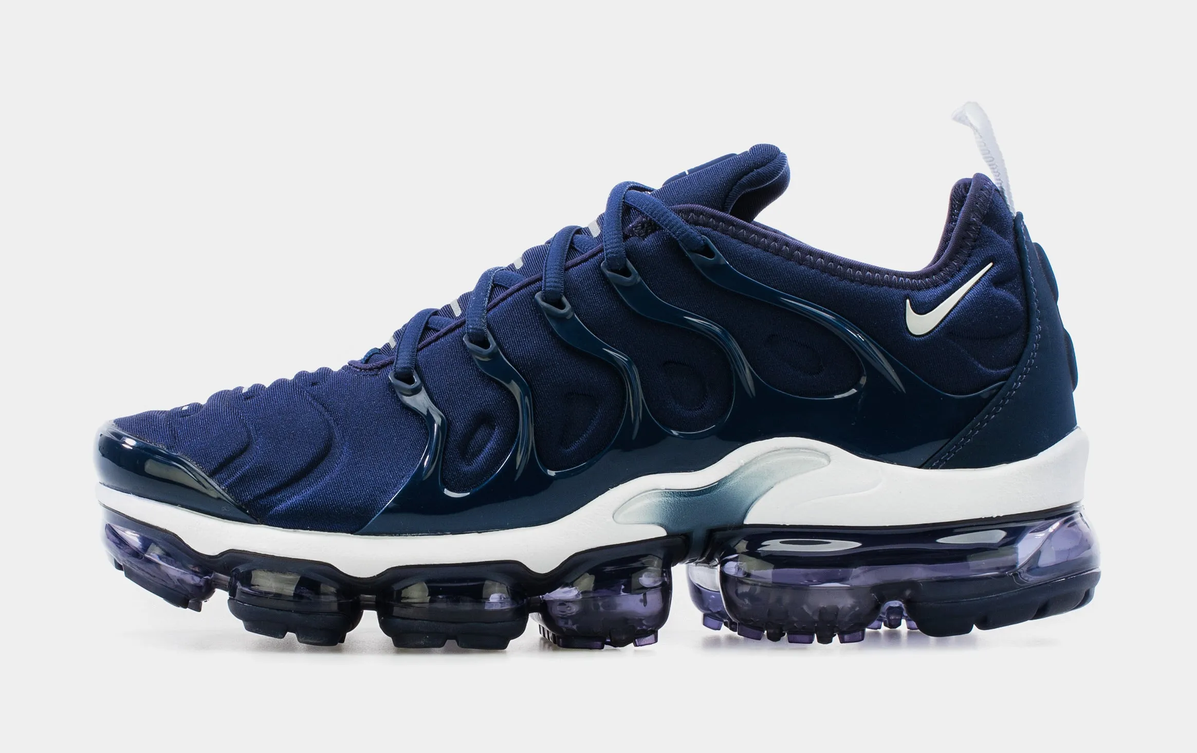 Vapormax Plus Midnight Navy Mens Running Shoes (Navy/White)