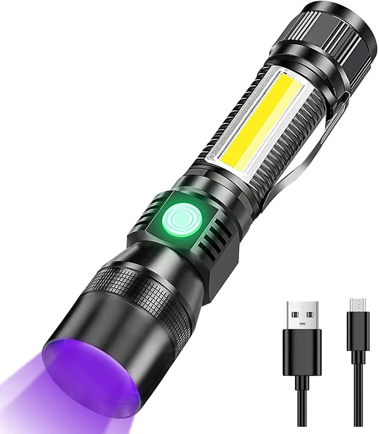 Waterproof Rechargeable UV Light Torch