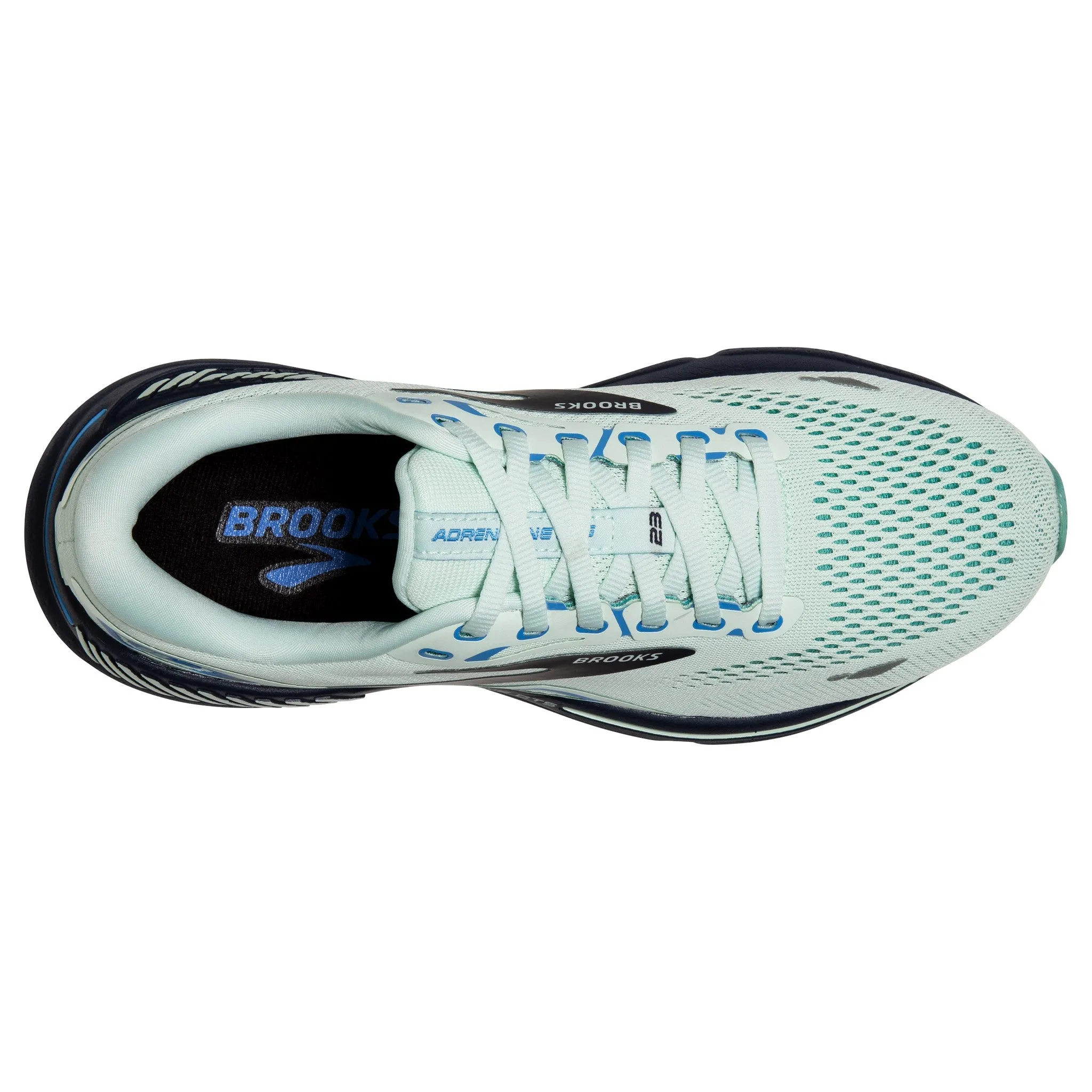 Women's Brooks Adrenaline GTS 23 Running Shoe in Blue Glass/Nile Blue/Marina