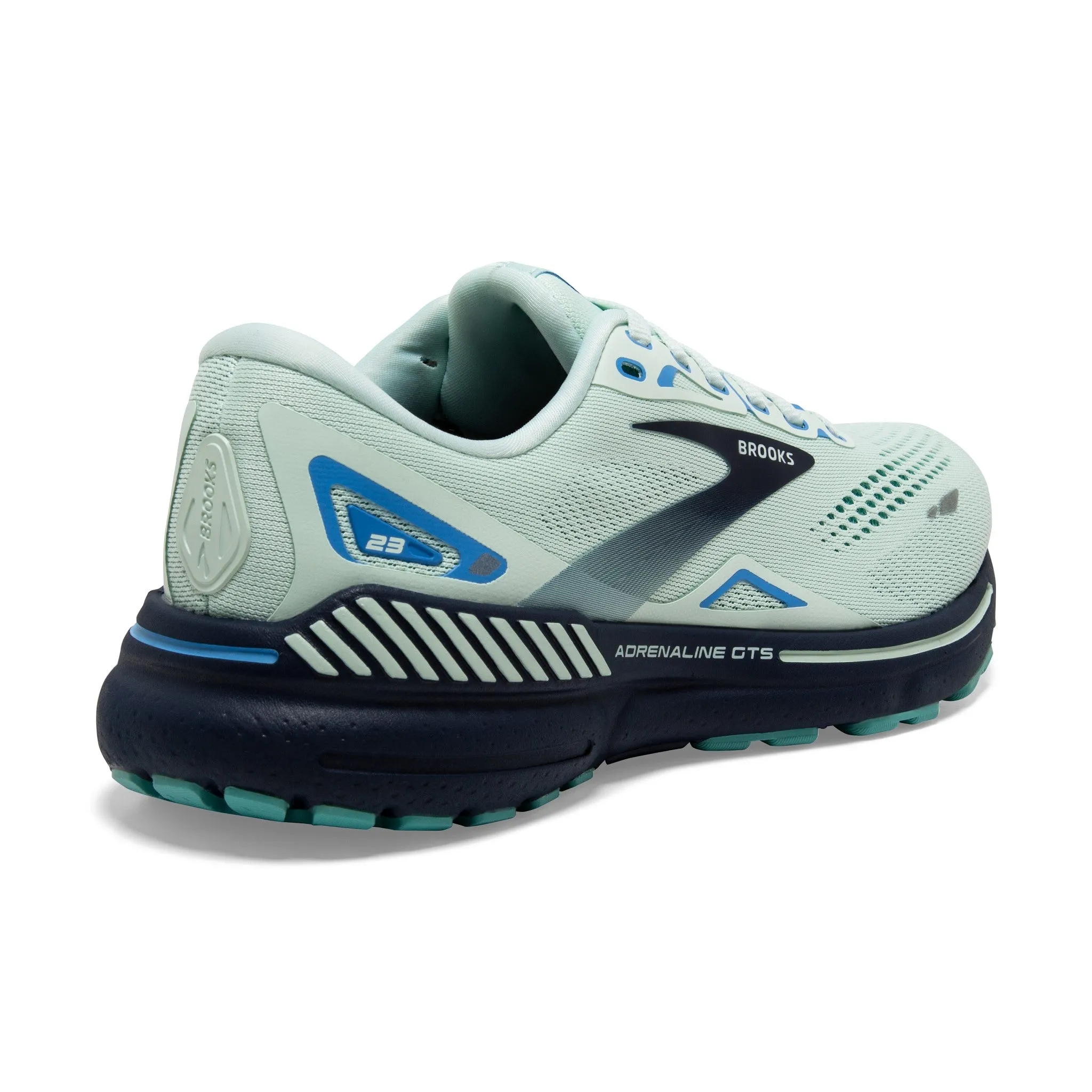 Women's Brooks Adrenaline GTS 23 Running Shoe in Blue Glass/Nile Blue/Marina