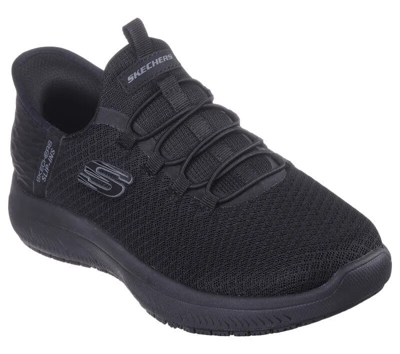 Women's Enslee Slip-ins Work Summits Slip Resistant Shoe Black