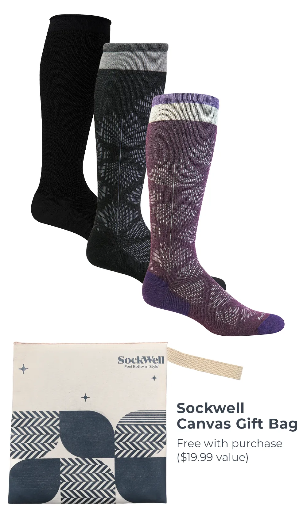 Women’s Full Calf Classics Bundle | Moderate Graduated Compression | Wide Calf Fit