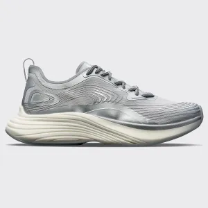 Women's Streamline Metallic Silver / White