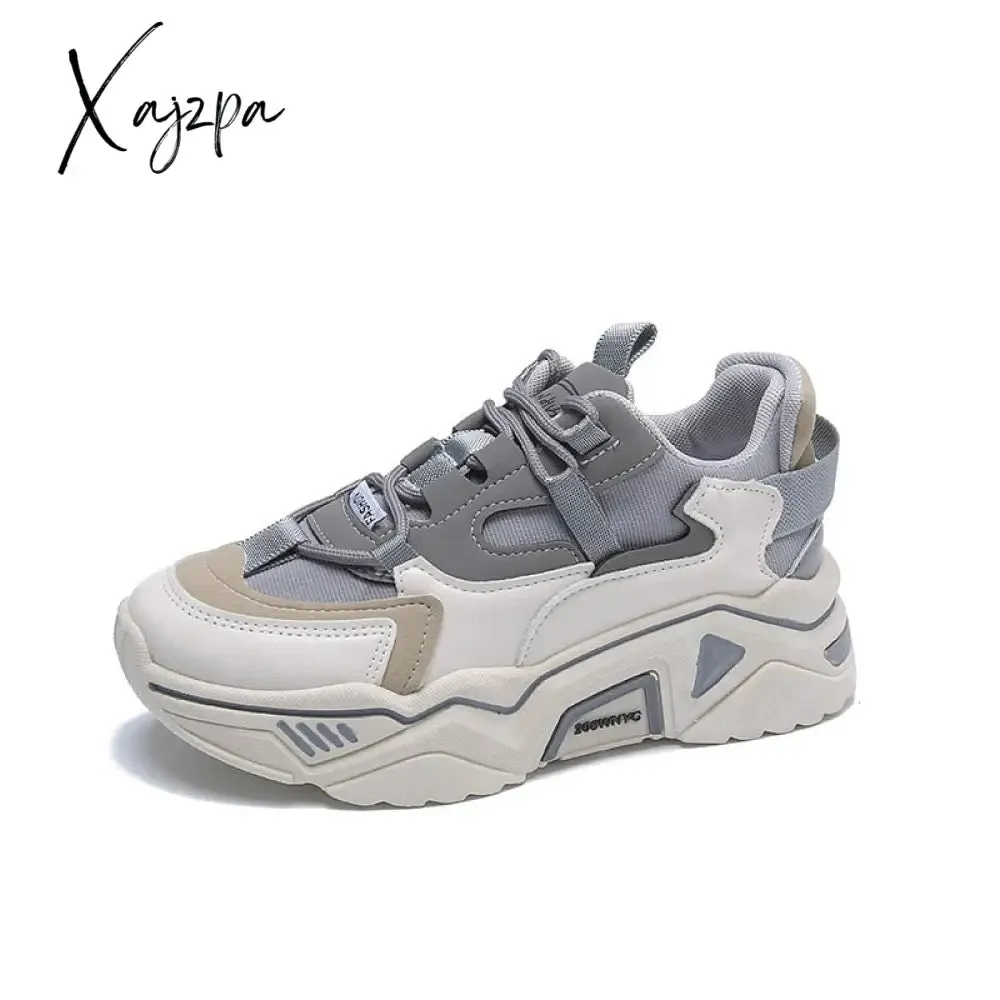 Xajzpa - Women's Heighten Casual Shoes Sneakers 2023 New Spring Autumn Sports Shoes for Women Running Shoes Zapatos De Mujer