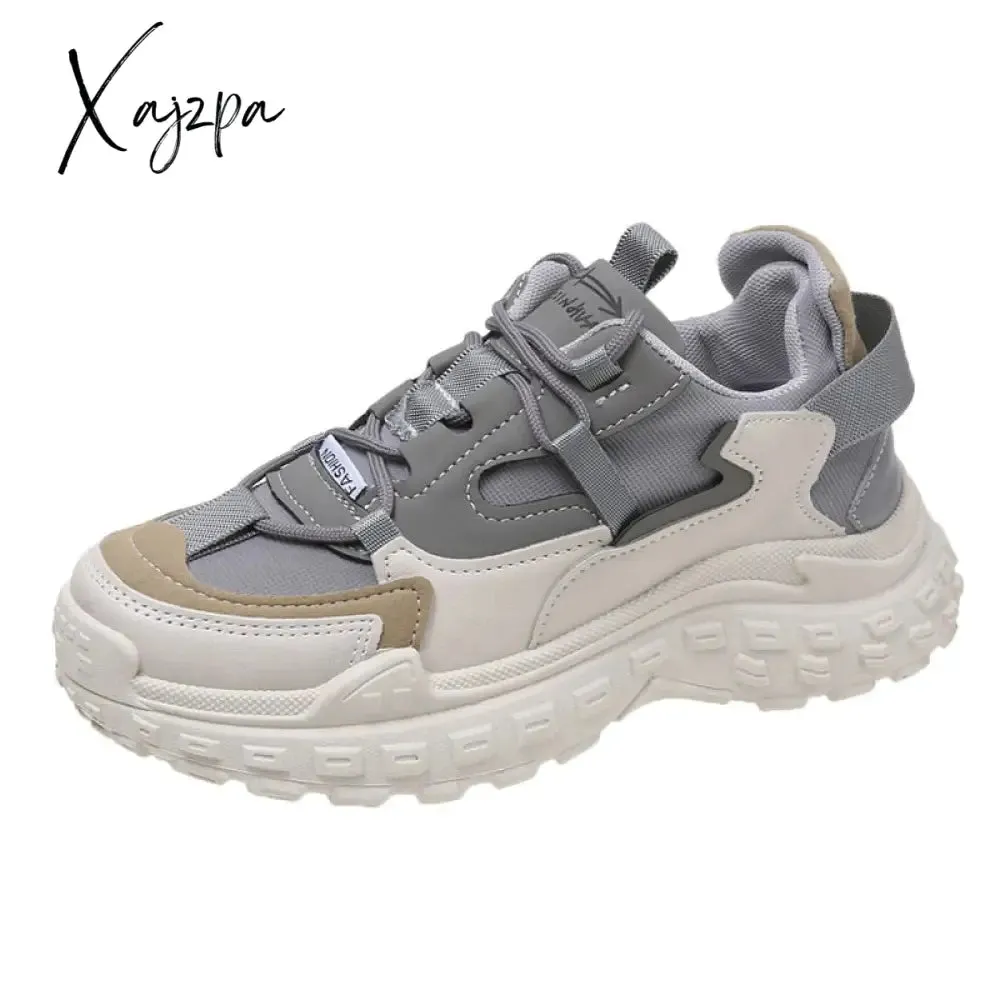 Xajzpa - Women's Heighten Casual Shoes Sneakers 2023 New Spring Autumn Sports Shoes for Women Running Shoes Zapatos De Mujer