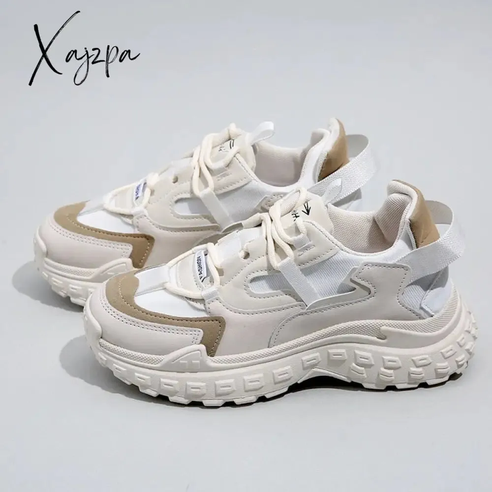 Xajzpa - Women's Heighten Casual Shoes Sneakers 2023 New Spring Autumn Sports Shoes for Women Running Shoes Zapatos De Mujer