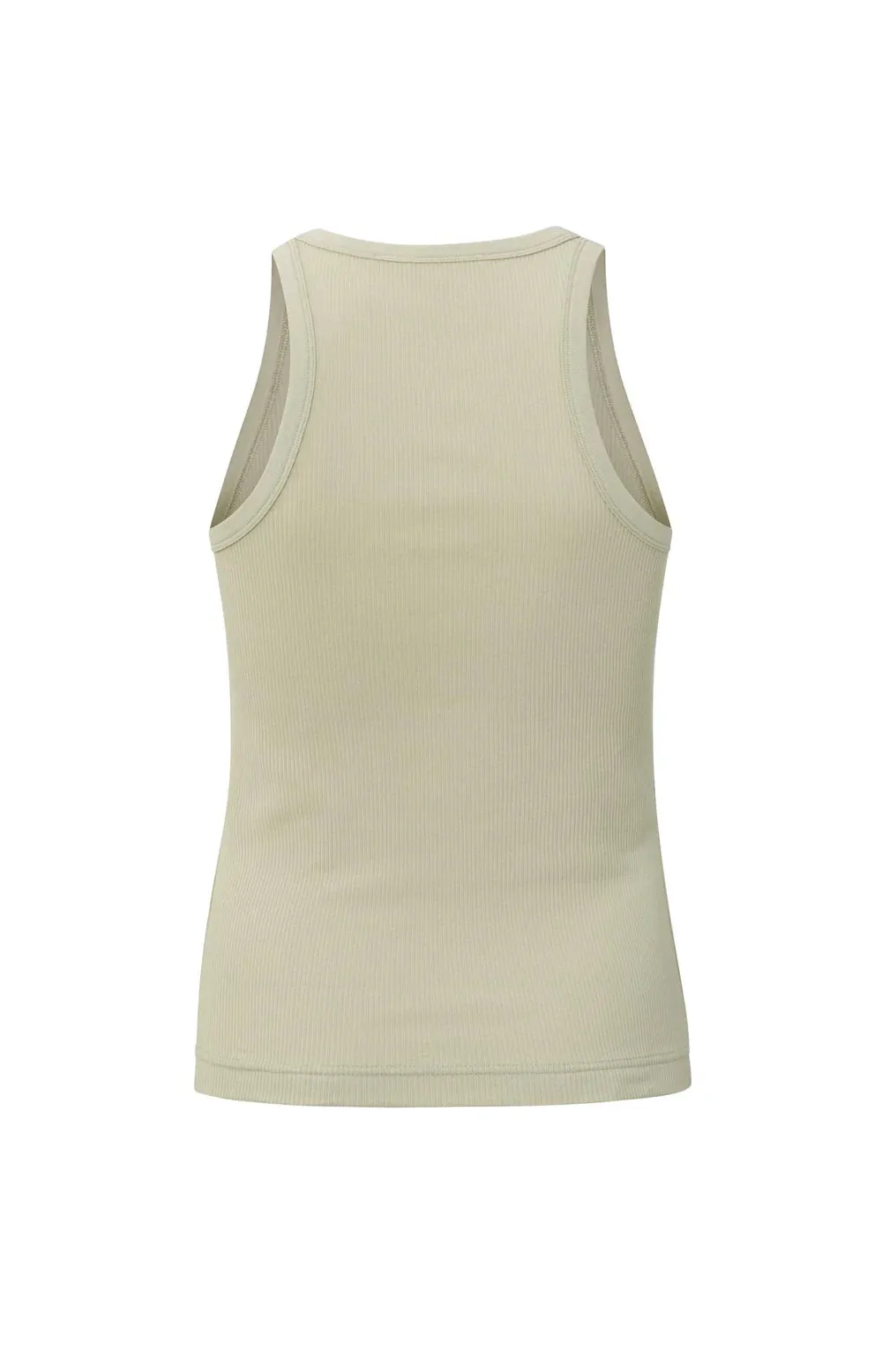 YAYA Rib Agate Grey Singlet