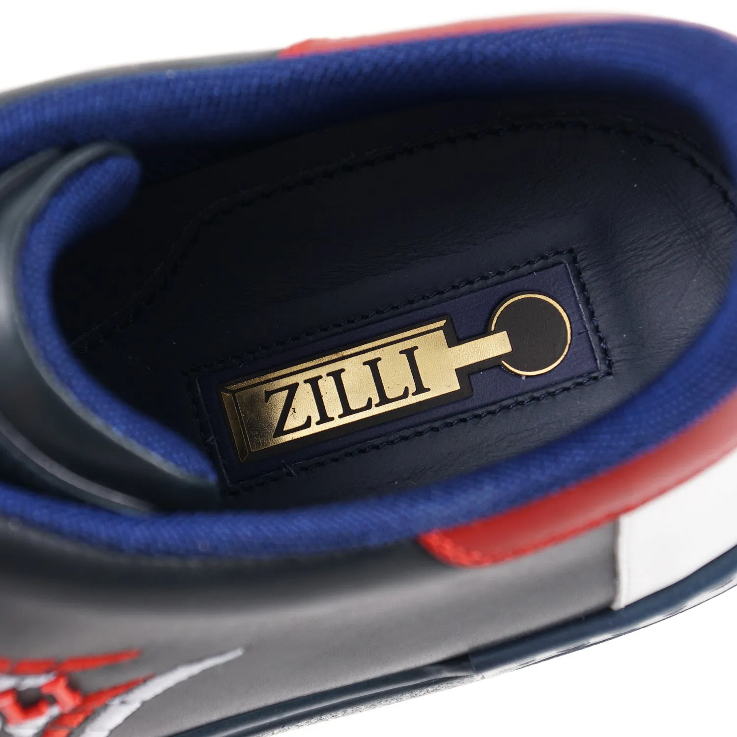 Zilli Tricolore Calf Leather Sneakers